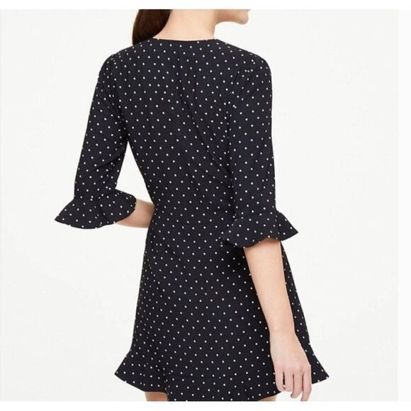 Loft Faux Wrap Floral Print Skort Romper Dress Size S - Picture 2 of 14